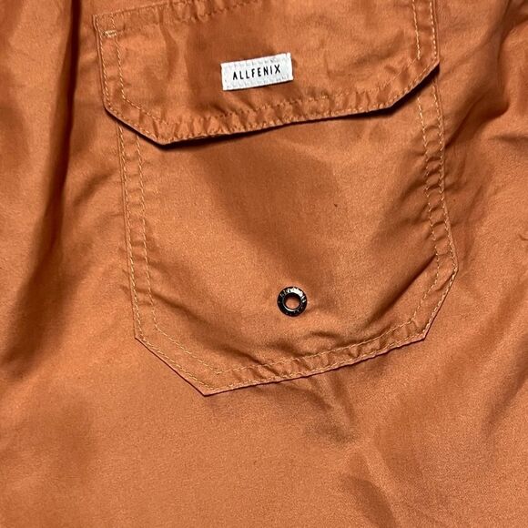 NWOT All Felix Melbourne Australia Mens Rusty Orange Swim Trunks Sz L 30 W - Picture 3 of 4